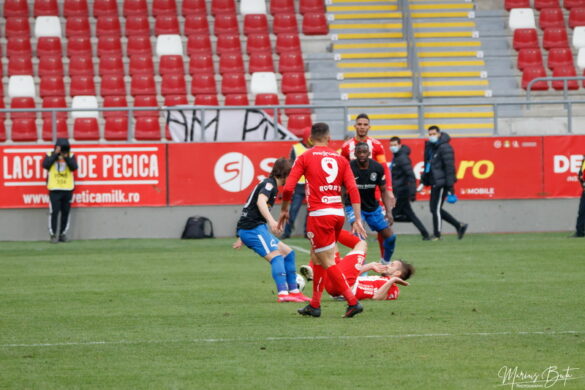 UTA Arad a câștigat primul meci din play-out și s-a îndepărtat de zona retrogradabilă (GALERIE FOTO)